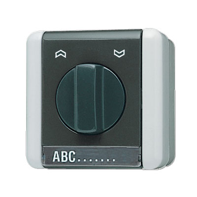 Jalousie-Drehschalter 10A, 250V / 1-polig / 1 Antrieb