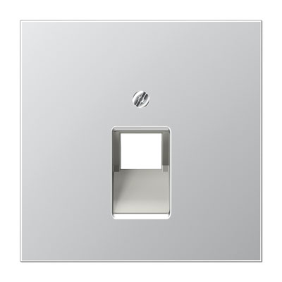 Abdeckung für IAE/UAE-Anschlussdosen / Datendosen Cat. 5e und 6 / Aluminium