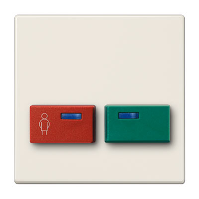 Abdeckung für Ackermann Typ 73642 B 2 / Thermoplast weiß / Art. LS 642 B-1