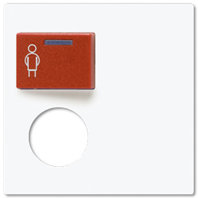 Abdeckung für Ackermann Typ 73073 E und 73075 A / Thermoplast alpinweiß / Art. A 071 B WW