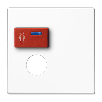 Abdeckung für Ackermann Typ 73073 E und 73075 A / Thermoplast alpinweiß / Art. LS 071 B WW