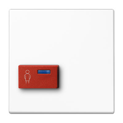 Abdeckung für Ackermann Type 73022 A 2 / Thermoplast alpinweiß / Art. LS 022 A-1 WW