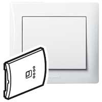 Wippe IOBL LED elektronischer Schalter 1-fach Galea ultraweiss