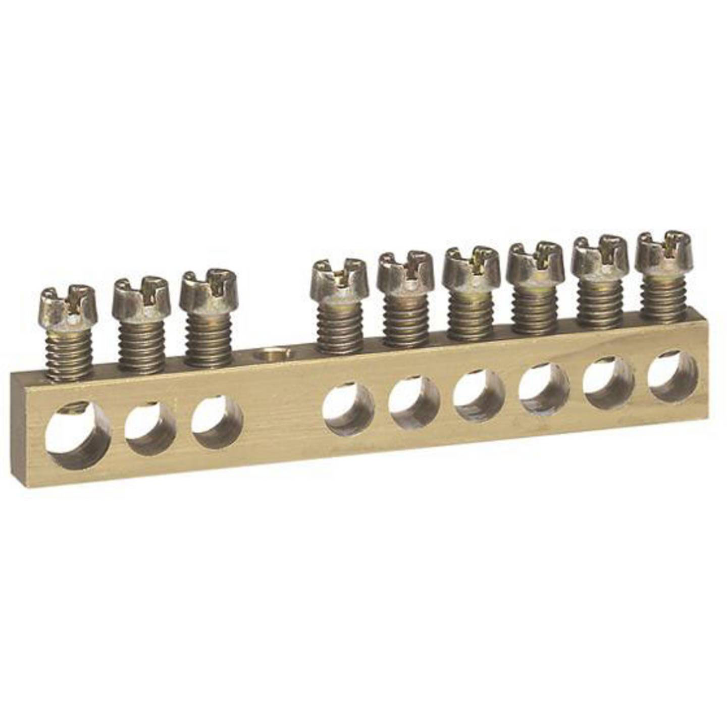 Klemmenleiste blank 1 x 6 - 25 mm² / 14 x 1,5 - 16 mm² / Länge 122 mm