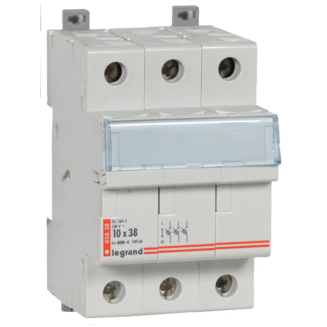 Lexic Sicherungshalter 3-polig 10x38mm 