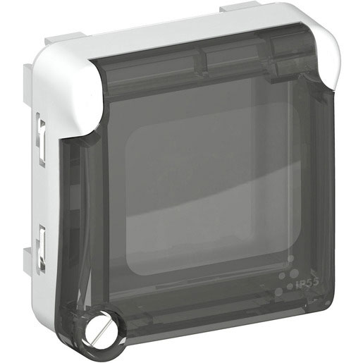 Feuchtraum Aufputz Adapter Grau