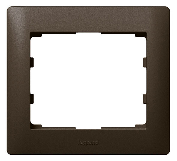 Rahmen Galea 1-fach dark bronze