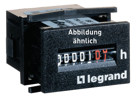 Betriebsstundenzähler ContaRex / 36 x 24 mm / 230V / 60 Hz / IP54 / Fronttafeleinbau