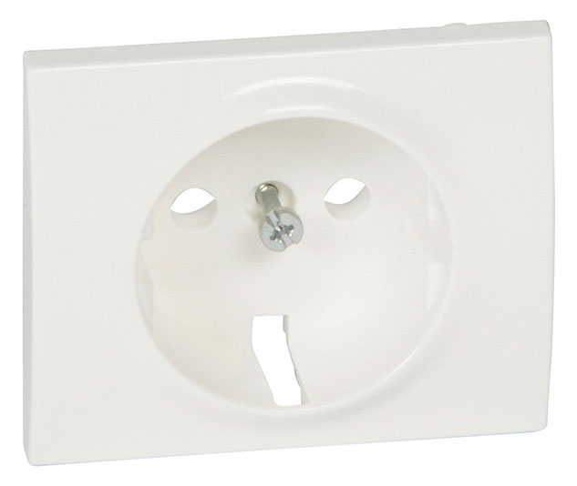 Legrand Abdeckung Schuko-Steckdose Galea ultraweiß