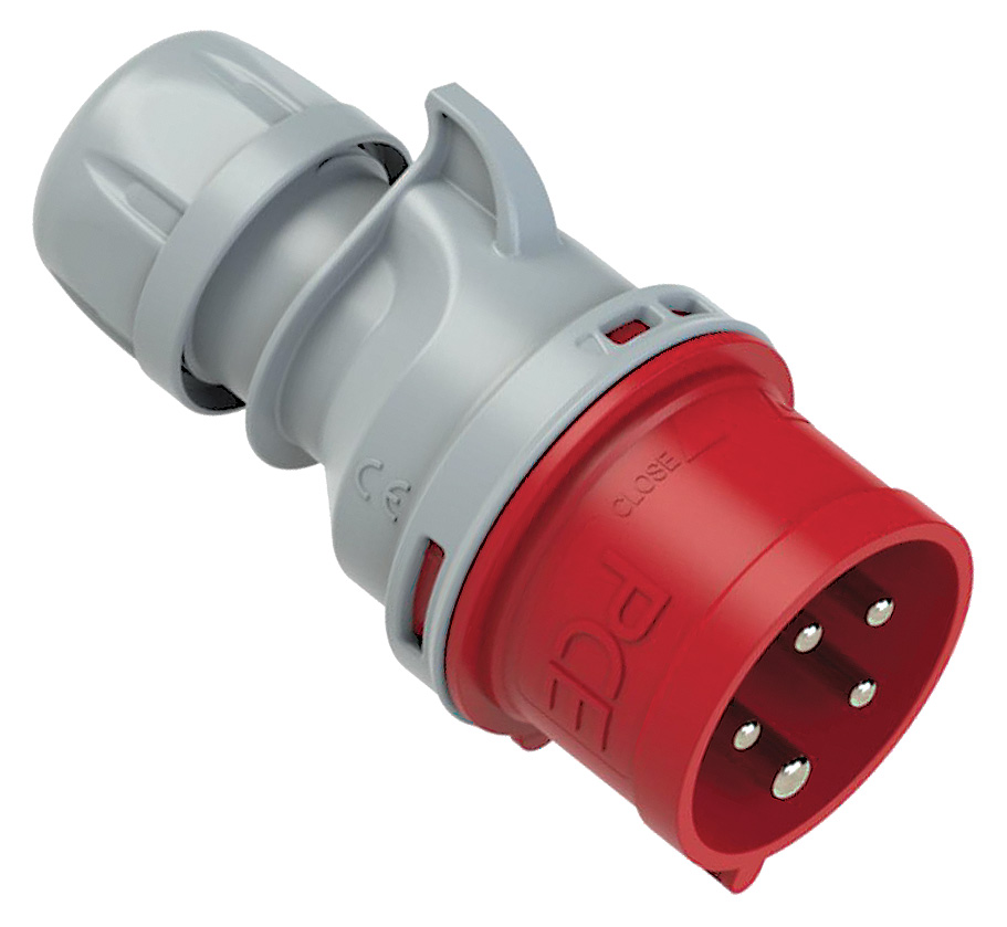 PCE CEE-TWIST Phasenwender 32A 5p 6h IP44/IP54 Shark Turbo Twist / schraublose Anschlusstechnik