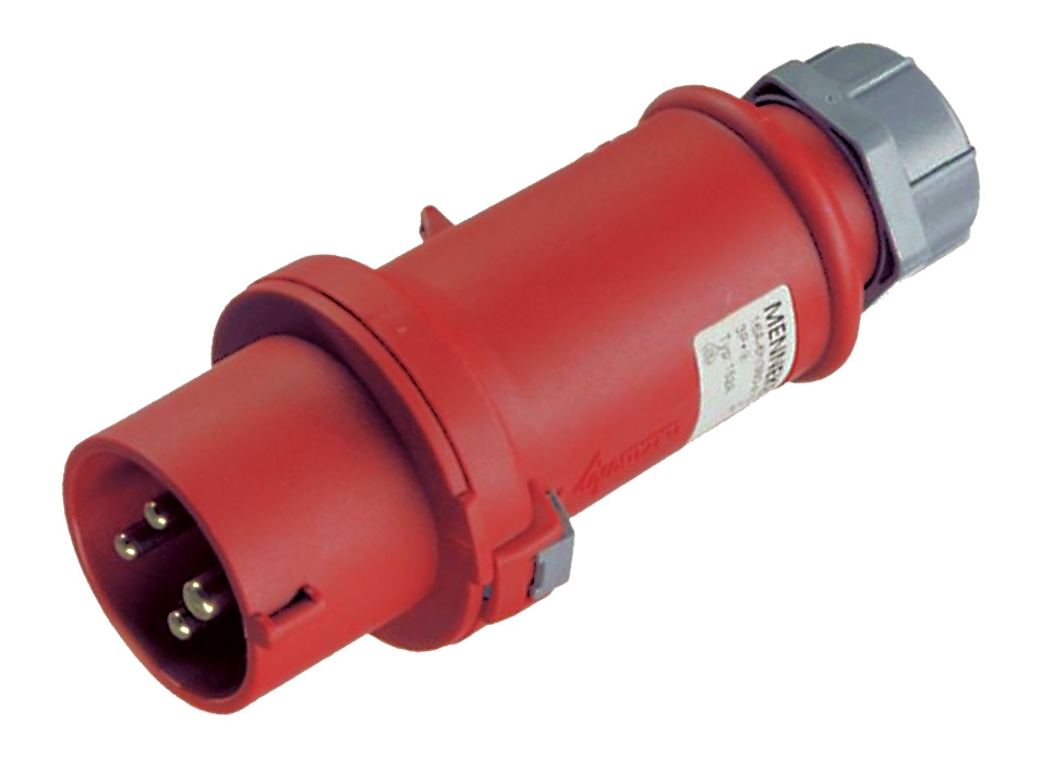CEEform-Stecker ProTOP 152A / IP44 / 4 x 16A / 6h / 400V