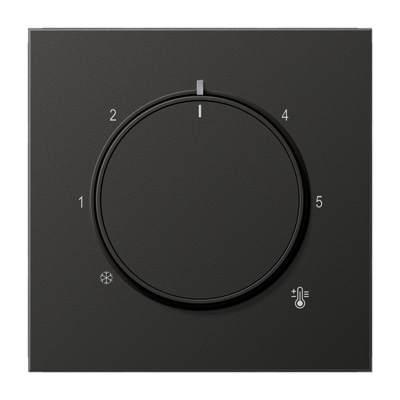 Jung Abdeckung für Thermostat anthrazit lackiertes Aluminium