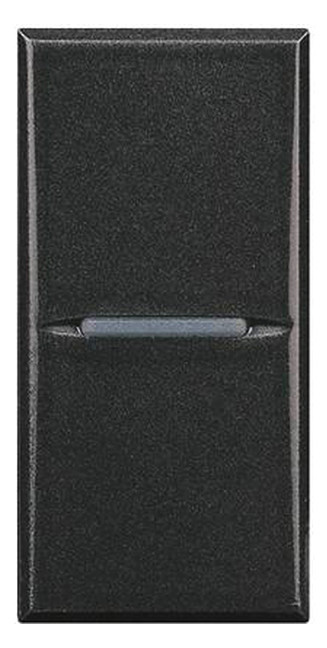 BTicino AXOLUTE Wechselschalter 10A / 1-modulig anthrazit