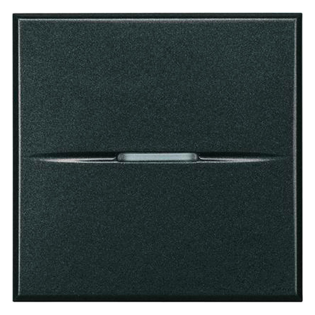 BTicino AXOLUTE Wechselschalter 10A / 2-modulig anthrazit