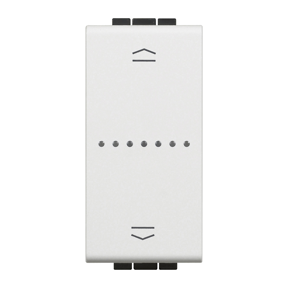 BTicino LivingLight Rollladenschalter 1-modulig with Netatmo / weiß