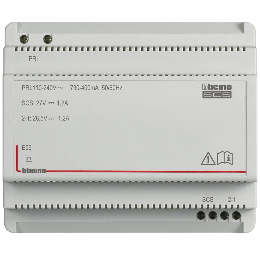 Bticino MyHOME Netzgerät HOME + 6 TE für Automation und Temperatur-Management