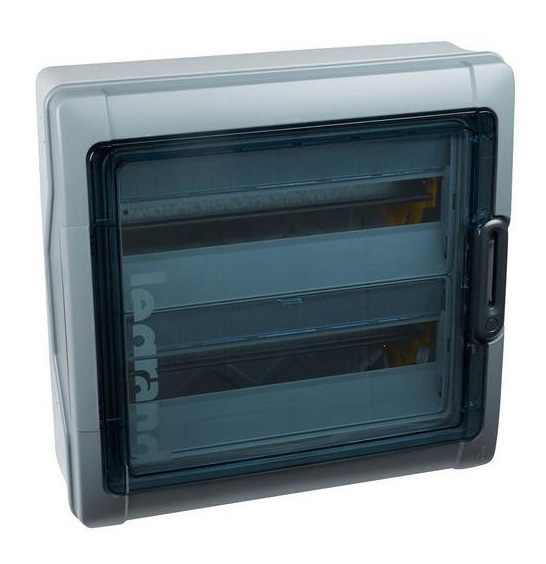 Legrand FR AP-Verteiler Plexo mit Türe / 2-reihig / 36 Module / IP65