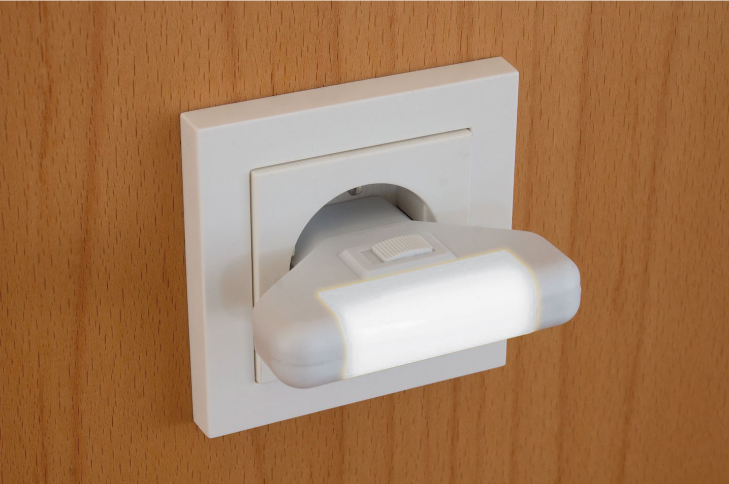 LED-Energiespar-Nachtlicht weiß mit Schalter / 20lm / 1W / 6.500K kw