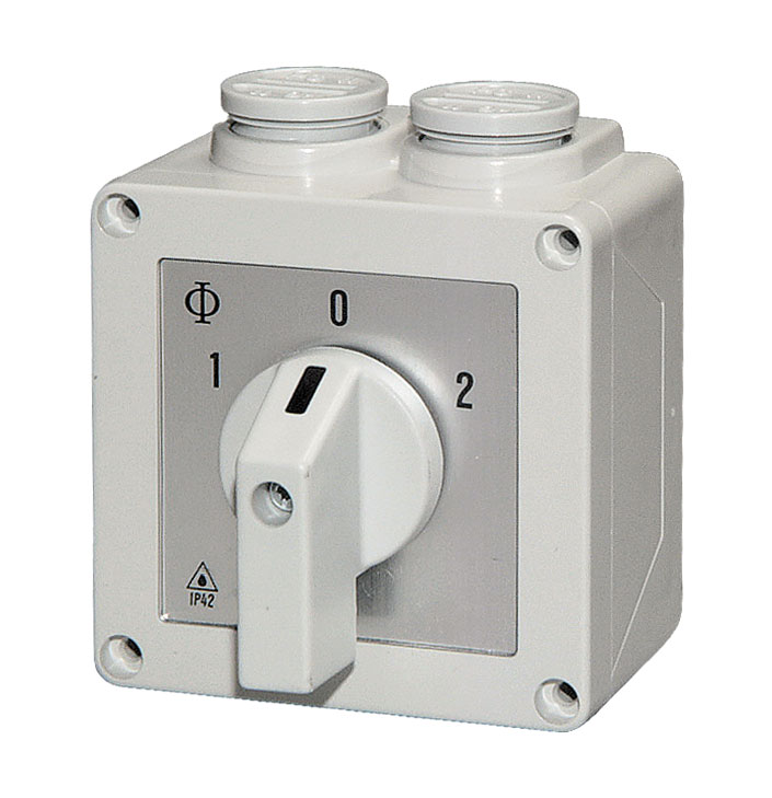 Umschalter 3-polig / 25A / IP42