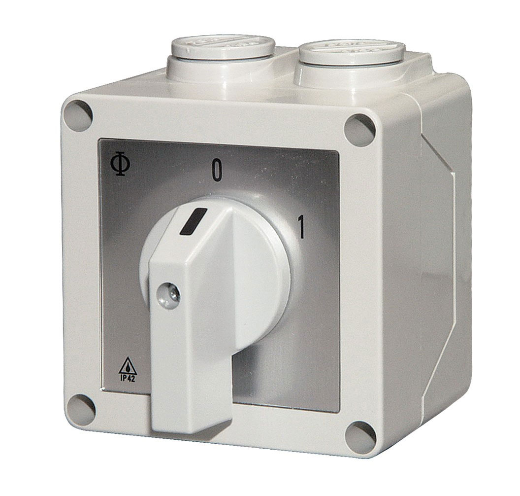 Ausschalter 1-polig / 25A / IP42