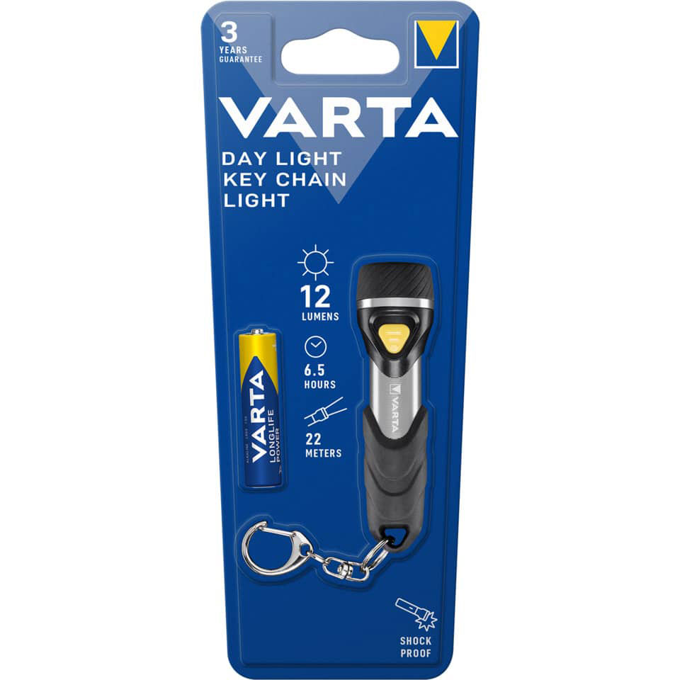 Taschenlampe Day Light Key Chain Light inkl. 1x Longlife Power Alkalline AAA / 12 lm / mit Schlüsselanhänger