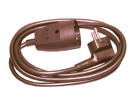 Verlängerung 3x1 / 2m / Art. 556264 - mit Schukostecker und Schukokupplung