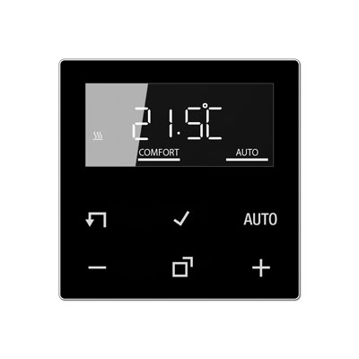 Jung HOME Raumthermostat-Display / Serie AS/A / schwarz