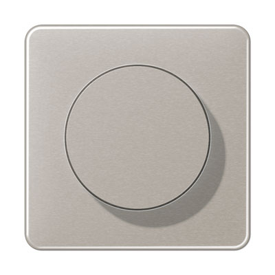 Jung Abdeckung mit Drehknopf / Serie CD / Duroplast lackiert platin