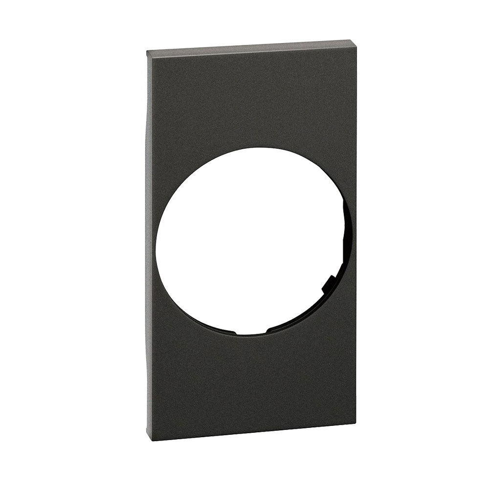 Bticino Living Now Abdeckung für Schuko-Steckdose / Farbe Black