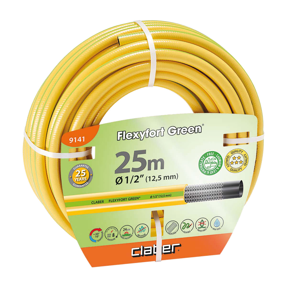 Schlauch FLEXYFORT GREEN® Ø 1/2 Zoll / 25m (12,5 mm) / 9141