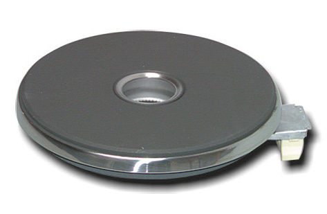 Automatik-Kochplatte Ø 180mm / 2.000W / 230V / 4mm Edelstahlrand