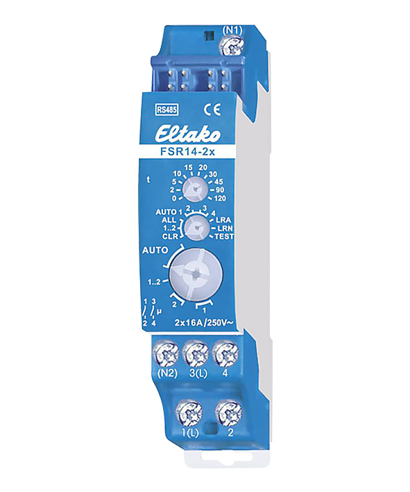 Eltako RS485-Bus-Aktor FSR14-2x / 2-Kanal-Stromstoß-Schaltrelais