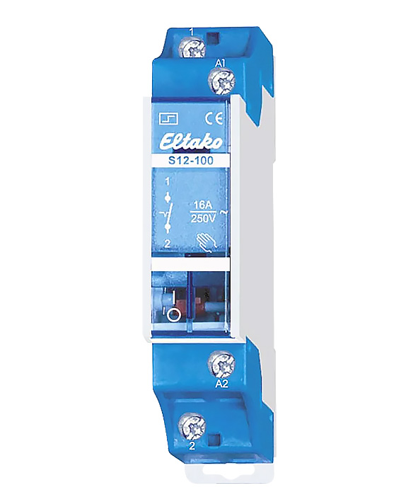 Eltako Stromstoßschalter elektromechanisch 230V / 1 Schließer / 16A/250VAC / S12-100-230V
