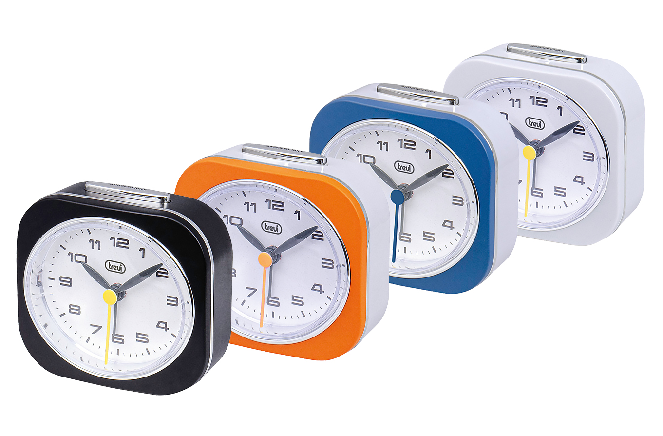 Quartz Wecker farbig sortiert SL 3056 / Schlummer-/Lichttaste / elektronischer aufsteigender Klingelton