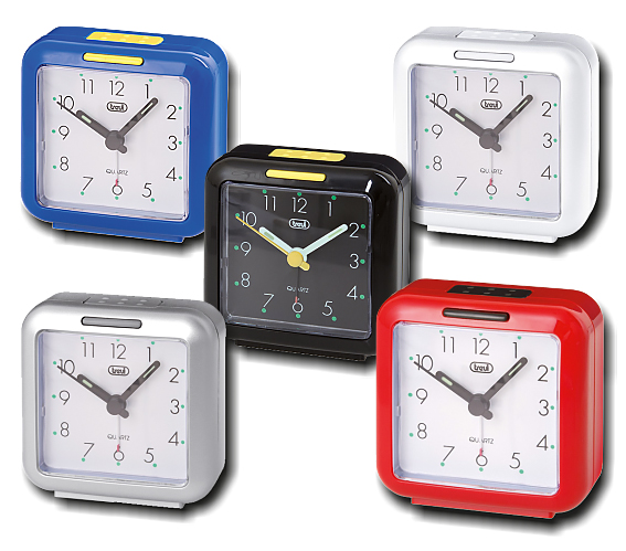Trevi Quarz-Wecker SL3048 in 5 verschiedenen Farben