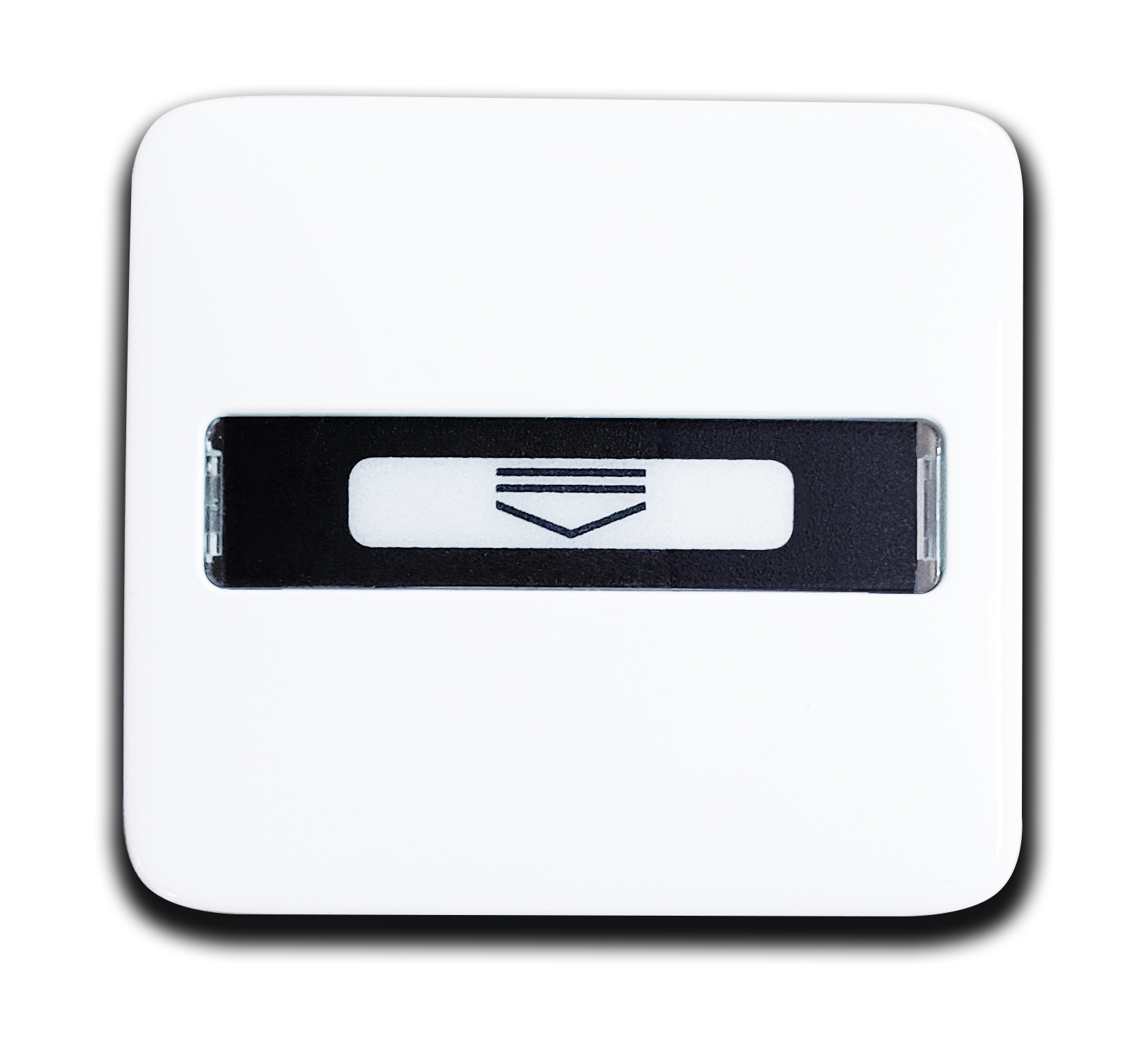  Creo Abdeckung Hotel-Card-Schalter mit Beschriftungsfeld / ultraweiß