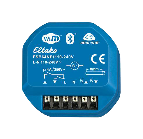 Eltako Funk-Beschattungsaktor FSB64NP/110-240V nicht potenzialfrei / 1 Motor 4A/250V