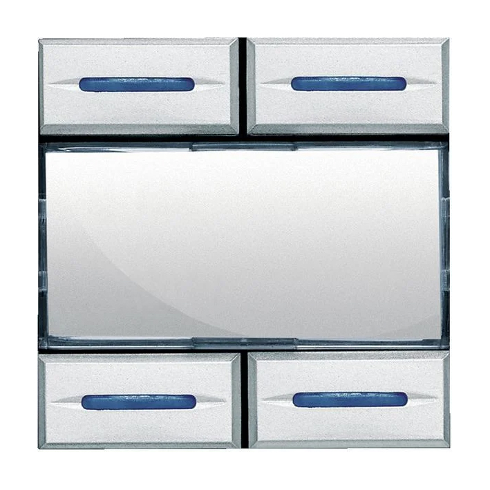 UP Szenarientaster Thermoplast / Farbe Aluminium