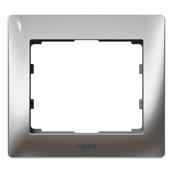 Legrand Galea Rahmen 1fach / silver-chrome