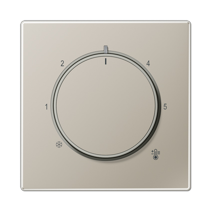 Jung Abdeckung Thermostat Serie LS / Edelstahl