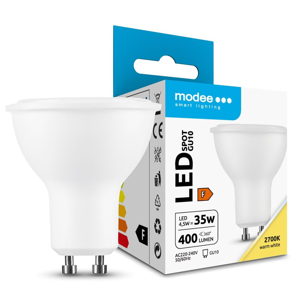 LED Reflektorlampe PAR16 / 400lm / 4,5W / GU10 / 220-240V / 110° / 2.700K / 827 ww matt
