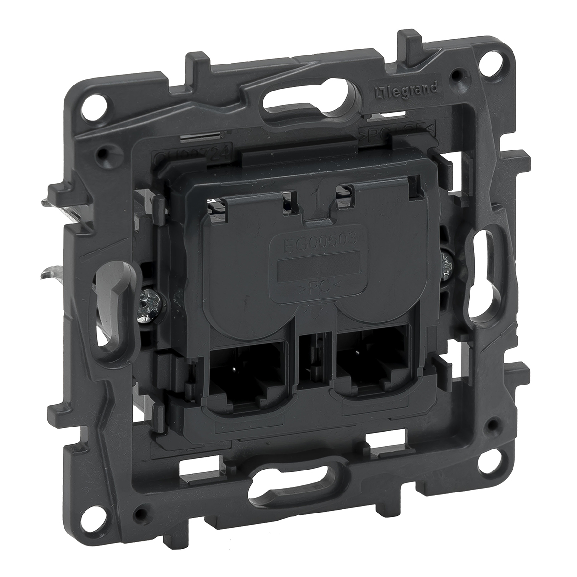 Legrand UP Niloe Step Einsatz Datendose 2XRJ45 Kat6 Utp