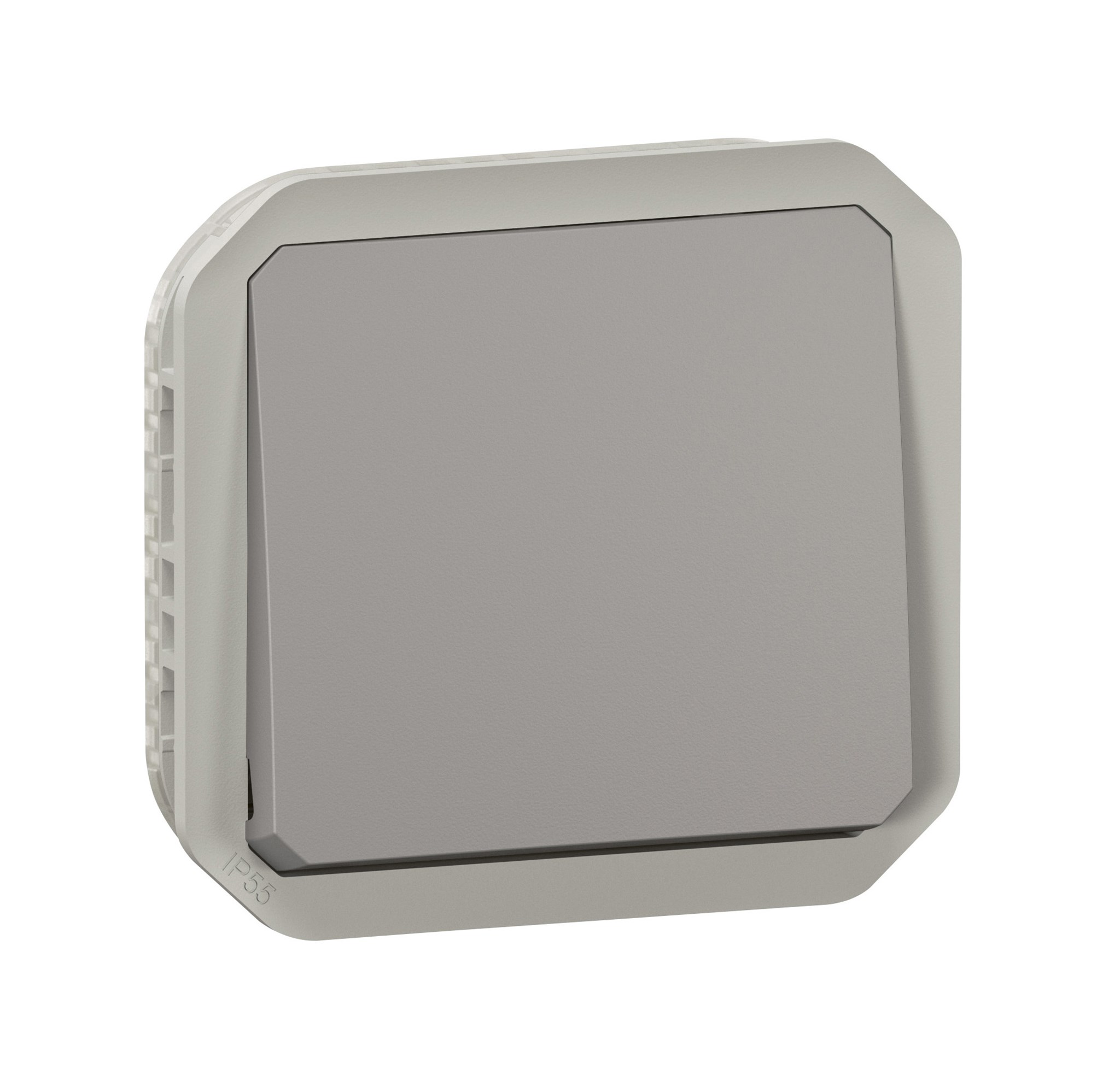 Legrand Plexo New Einsatz Taster 10A / Steckklemmen / IP55 / grau