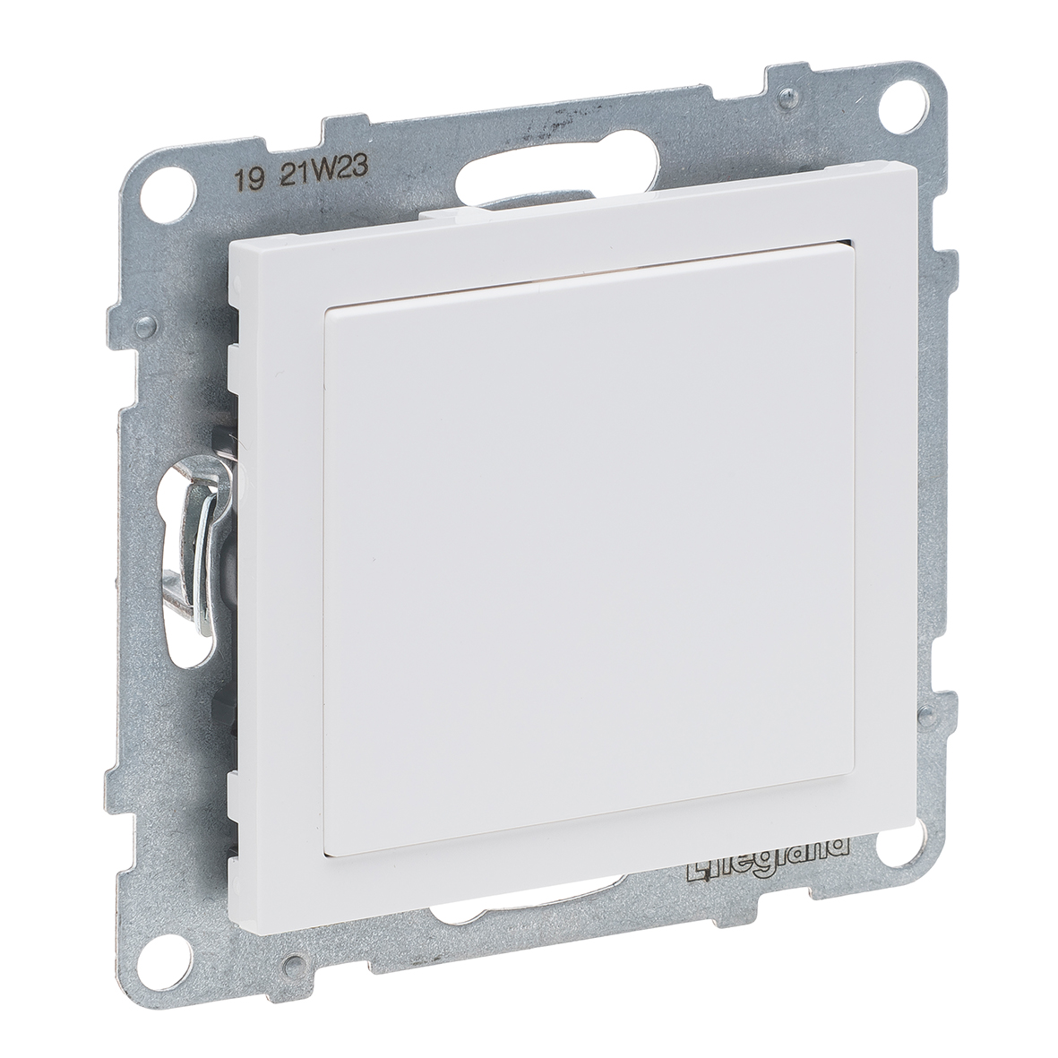 Legrand SEANO Blindabdeckung & Mosaic-Adapter zur Verwendung von Einsätzen des Schalterprogramms Mosaic / ultraweiß