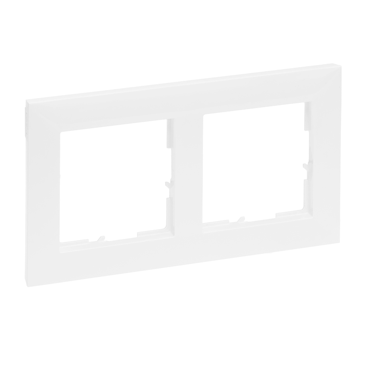Legrand SEANO Rahmen 2fach / 87 x 158 mm / ultraweiß glänzend