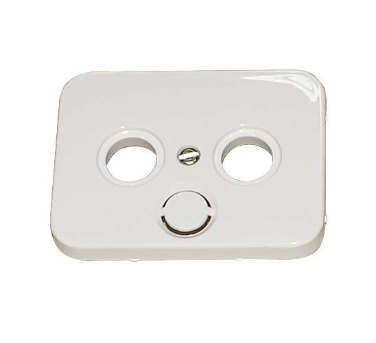 DIPLOMAT Classic Zentralplatte 88782 für Antennensteckdose firnweiß