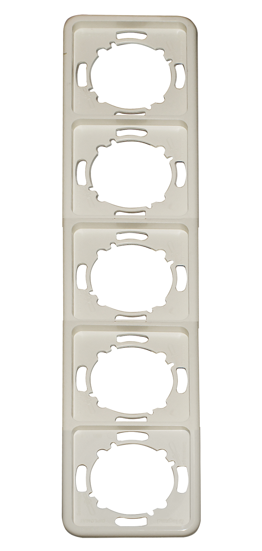 DIPLOMAT Comfort Rahmen 5-fach 68305 weiss 