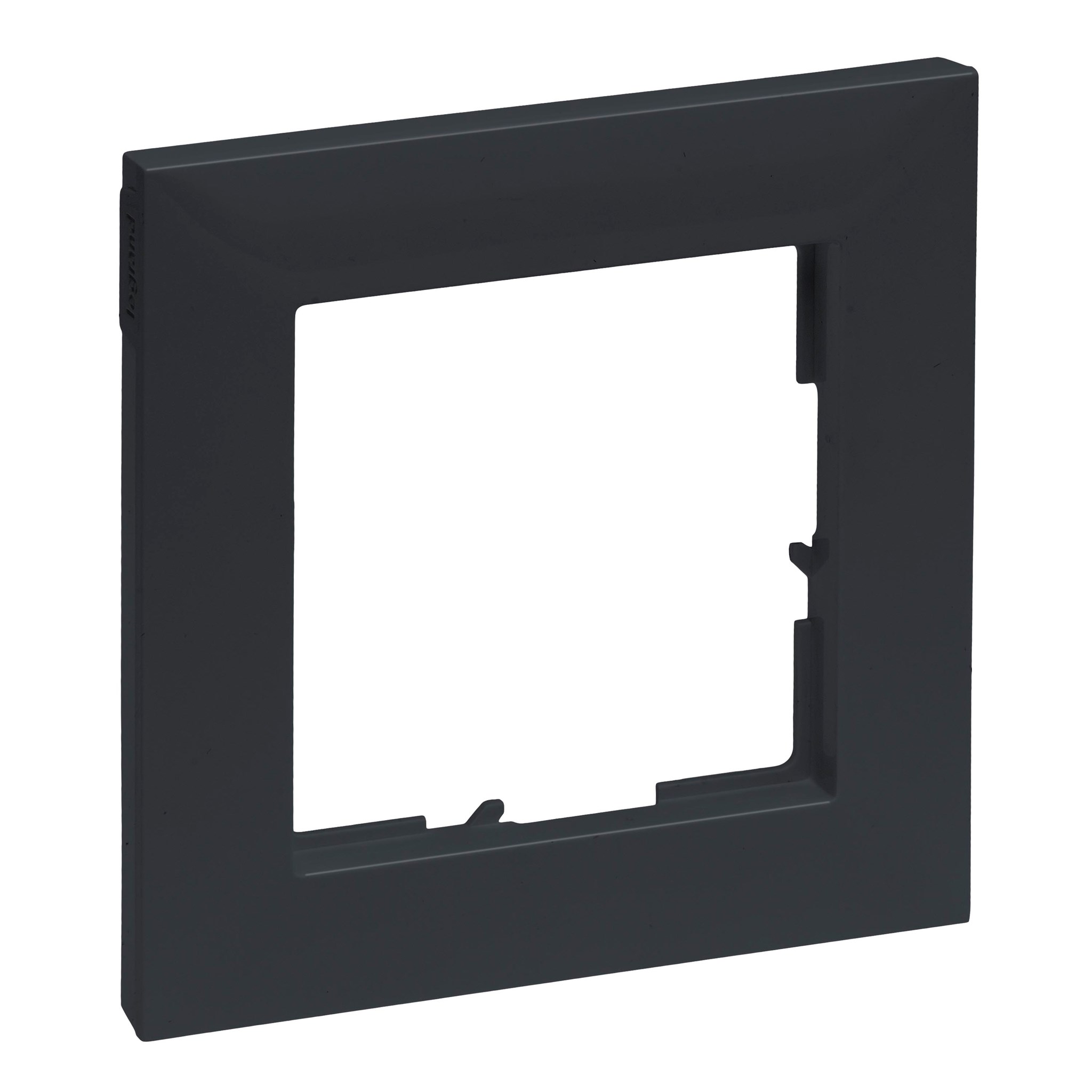 SEANO 1-fach Rahmen 87 x 87 mm / Anthrazit lackiert