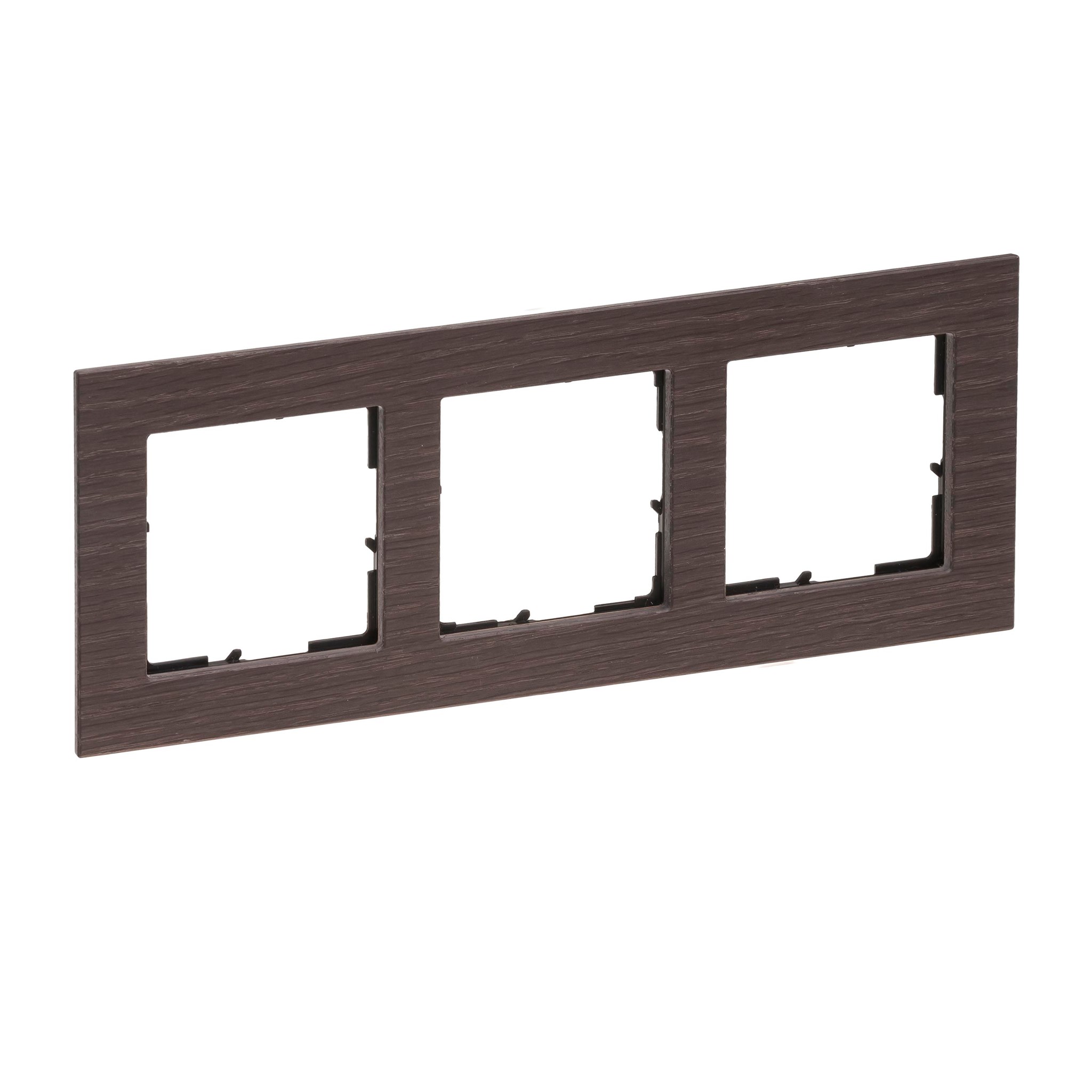 SEANO Natura 3-fach Rahmen / 90 x 232 mm / Eiche dunkelbraun
