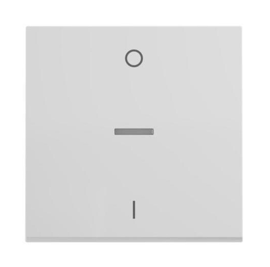 SEANO Wippe für 2-poligen Ausschalter mit Beleuchtungsfenster inkl. Symbol O/I (Aus/Ein) / ultraweißleuchtungsfenster inkl. Symbol O/I (Aus/Ein) / ultraweiß/ 16A/250V / mit erhöhtem Berührungsschutz / Ultraweiß